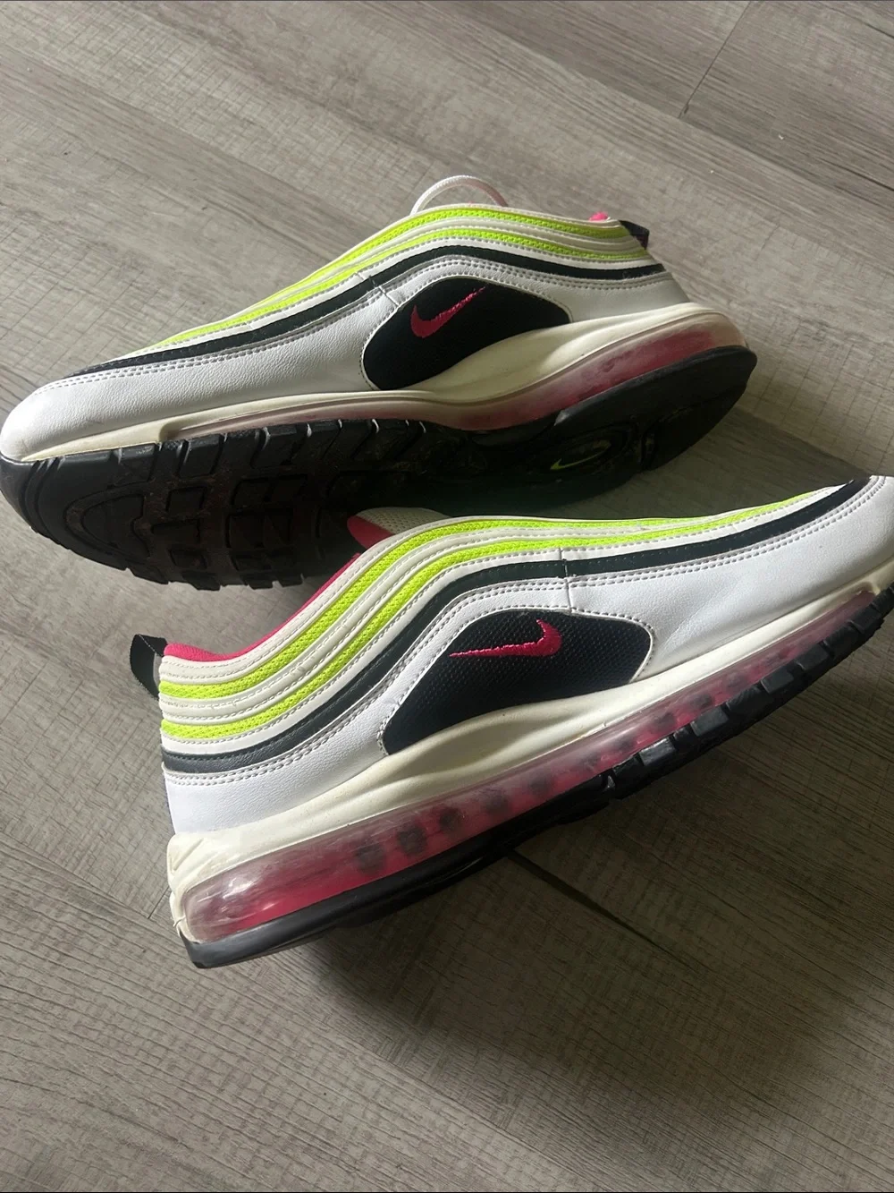 Nike Air Max 97 White Rush Pink Volt